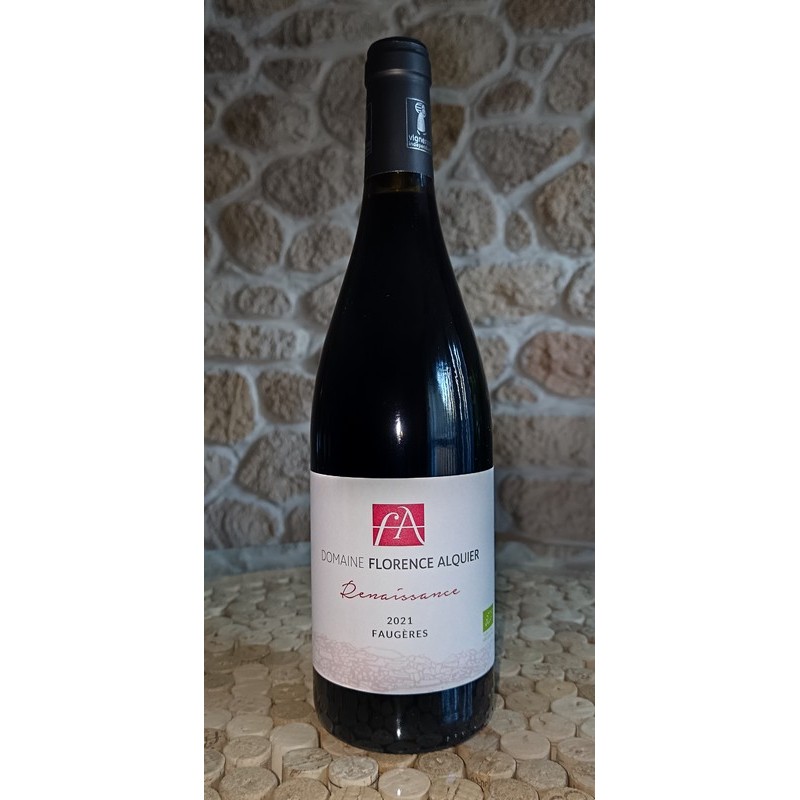 AOP FAUGERES LANGUEDOC DOMAINE ALQUIER COULEURS DE TERROIRS RENAISSANCE